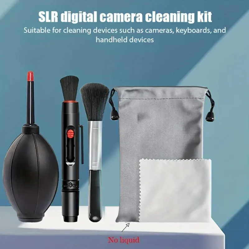 Slr Digital Mirrorless Kamera Reinigungsset Laptop Bildschirm Tastatur Luftblasen Geeignet für Canon Nikon Objektiv Tuch Reinigungsset