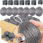 Edelstahl-Schwämme, Schrubber, Reinigungskugel, Dichte, Metallwäscher, Scheuerschwämme, Kugel für Topf, Pfanne, Geschirrspülen, Reinigungsreiniger