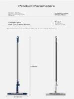 2-in-1 Fensterreinigungswerkzeug Teleskopischer Doppelseitiger Glasreiniger Magnetischer Fensterwischer für Glas Wand Boden Fensterreinigung 6