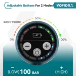 YOFIDRA 200Bar Bürstenlose Elektrische Hochdruck Wasser Spritzpistole 3500W 6IN1 Auto Sauber Waschmaschine Garten Werkzeug Für makita Batterie Pin 3