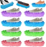 Chenille Staub Mopp Hausschuhe Hause Boden Reinigung Wischen Schuhe Wasser Aufnahme Fuß Socken Mopp Kappen Multifunktions Reinigung Schuhe neue