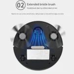 3-in-1-Roboter-Staubsauger, wiederaufladbar, starke Leistung, Kehrmaschine, automatische Reinigungsmaschine für Tierhaare, Teppiche, Böden 5