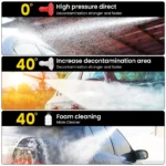 50Bar Akku-Hochdruckreiniger Waschmaschine Spray Wasserpistole Autowaschdruck Wasserreinigungsmaschine für Makita 24V Akku 3