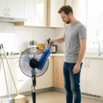 Fächerbürste zur Staubentfernung, Mikrofaser-Staubwedel, Staubentferner, Reinigungsbürste für Klimaanlagen, Möbel, Jalousien, Zuhause, Ecken, Auto 3