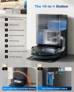 ECOVACS Deebot X9 Pro Omni 16600pa Kehrroboter Staubsauger OZMO Roller KI-gesteuerte Intelligente Reinigung Roboter Haushaltsgerät 6