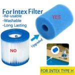 Pool Filter Schwamm Für Intex Typ H Waschbar Wiederverwendbare Schwimmbad Filter Schaum Schwamm Patrone Schwimmen Pool Reinigung Werkzeuge
