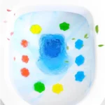 Blumenförmiges Toilettenreinigungsgel Toiletten-Deodorant-Gel Lufterfrischer Aromatisches Blumen-Reinigungsmittel Badezimmer-Duftreiniger 5