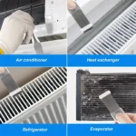 1/2 stücke Edelstahl A/C Klimaanlage Fin Kamm Kühler Kondensator Fin Reparatur Kamm Kühler Haarglätter Spule Reinigung Pinsel 6