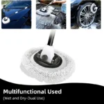 Auto Waschen Pinsel Auto Reinigung Pinsel Teleskop Langen Griff Mopp Weiches Haar Chenille Besen Universal Fenster Waschen Auto Zubehör 6