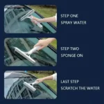 3-in-1 Silikon Dusche Rakel Wischer Hand Spray Fenster Wischer mit Düse Gießkanne Badezimmer Spiegel Glas reinigung Werkzeug 5