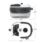 2500 W tragbarer Dampfreiniger, hohe Temperatur, Sterilisation, Druckstrahl-Waschmaschine für Zuhause, Auto, Küche, Klimaanlage 6