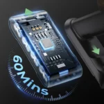 Blossom V18 Staubsauger mit Touchscreen, selbststehend, Wandmontage, Aufladung, 600 W, 50 kPa, Handstaubsauger für Zuhause 2