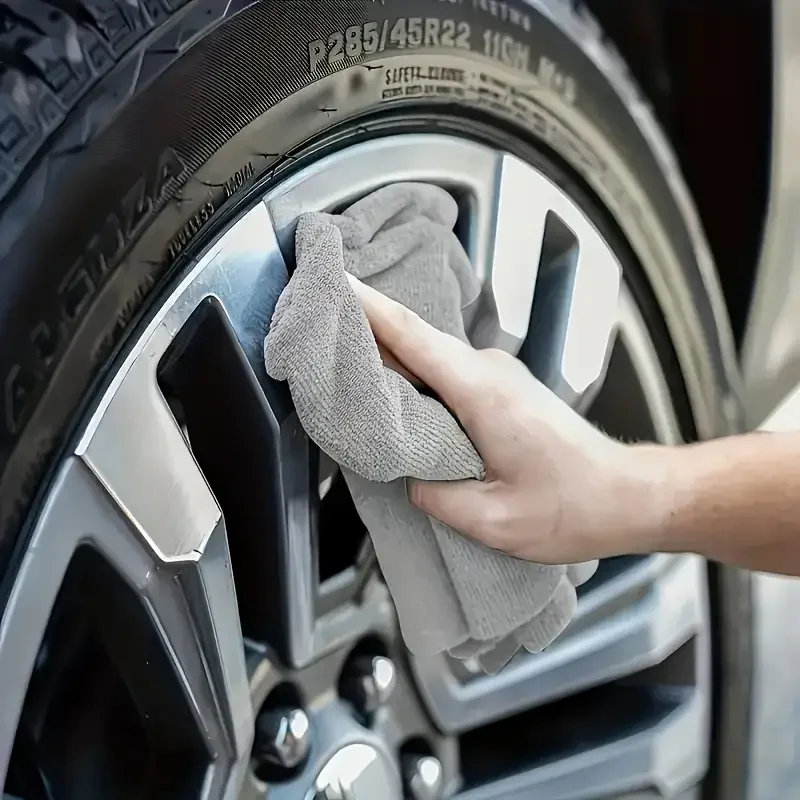 Verdickte Mikrofaser-Reinigungstücher, fusselfreie Mikrofaser-Reinigungstücher, wiederverwendbare Reinigungstücher, saugfähig für Autofenster 2