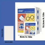 100/200 Stück Einweglinsen und Linsenreinigungstücher, Metallschmucktücher, Antibeschlagtücher für Brillen, Handybildschirme 2