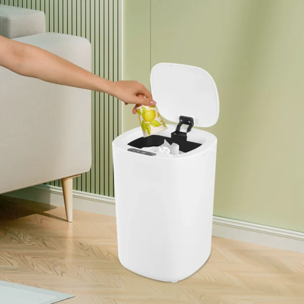 10L/2,64Gal Intelligenter Sensor-Mülleimer IPX3 Wasserdicht Automatisches Öffnen und Schließen des Deckels ABS PP Material Geruchsdicht Langlebig