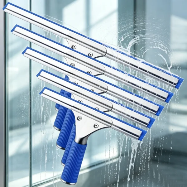 25/35/40/45cm Duschabzieher Fensterwischer Glas- und Spiegelreiniger für Badezimmer Küche Haushalt Hotel