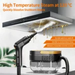 Podofo 2500W Handheld Steam Cleaner Portable High-Pressure and High-Temperature Sterilization 3 Adjustable Speeds Household Air Conditioner Kitchen Hood Washer With 1.6L ml Tank 4
