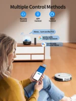Laresar P10 Kabelloser Roboter-Staubsauger und Wischmopp 6000Pa Intelligente Gyro-Navigation APP-Steuerung Ganzhausreinigung Teppichpflege 4