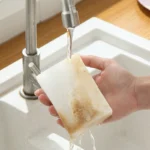 Magisches Schwamm-Radiergummi-Set - Dreifache Kombination Weißer Melamin für Küche, Bad, Büro, Geschirrspülen & Reinigungswerkzeuge 5
