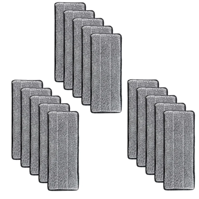 3-20 stücke Mikrofaser Mopp Pad Ersatz Mikrofaser Waschbar Spray Mopp Staub Mopp Haushalt Mopp Kopf Reinigung pad grau farbe