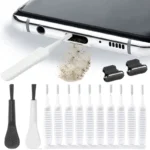 Handy-Ladeanschluss, Staubstecker für iPad, iPhone 15, für Duschanschluss, Reinigungsset, Computer-Tastatur-Reiniger, Werkzeug, Reinigungsbürste