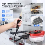 2500 W Hochdruck-Dampfreiniger, 1200 ml tragbare Handreinigung, Hochtemperatur-Dampfreiniger zum Reinigen von Autos, Küche 4