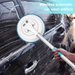 Elektrischer Bodenwischer, kabelloser Wischmopp-Reiniger, automatischer 2-in-1 Nass- und Trockenreiniger für Haus, Auto, Glas, Decke, Tür, Fenster, Scheuersaugmaschine 3
