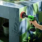 12-teiliges Bohrbürstenaufsatzset, Power Cleaning Scrub Brush und Scrub-Schwamm, für Fugenboden, Fliesen, Badezimmer, Küche 3