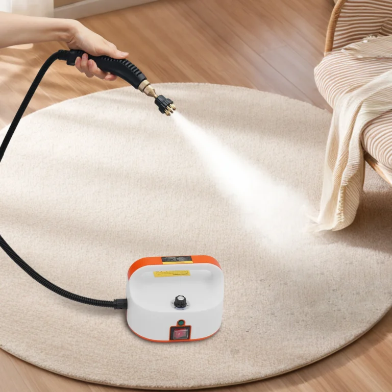 3800W Tragbarer Dampfreiniger für Zuhause, 6-stufig einstellbarer Dampf, kein Tank erforderlich, für Böden, Wände, Küche, Bad 2