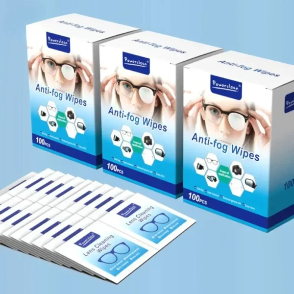 100Pcs/1-5Box Gläser Reiniger Feuchttücher Einweg Anti Nebel Beschlagen Staub Entferner Reinigung Objektiv Tücher sonnenbrille Telefon Bildschirm