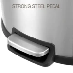 13 Gallonen/50 L Mülleimer – Hoher Edelstahl-Küchenmülleimer mit Deckel, Soft-Close und Fußpedal, herausnehmbarer Inneneimer, rechteckiger Abfalleimer für Zuhause, Büro und Badezimmer 5