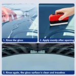 Auto Glas Reiniger Reinigungsmittel Leistungsstarke Windschutzscheibe Reiniger Auto Glas Schwamm Reinigung Pinsel Wasser Flecken Fleck Auto Entfernung Öl 4