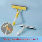 3-in-1-Duschschaber, Reiniger, Badezimmer, Glasreinigungsspiegel mit Gießkanne, Rakel, sauberer Boden, Fenster, Werkzeug, Wasserwischer