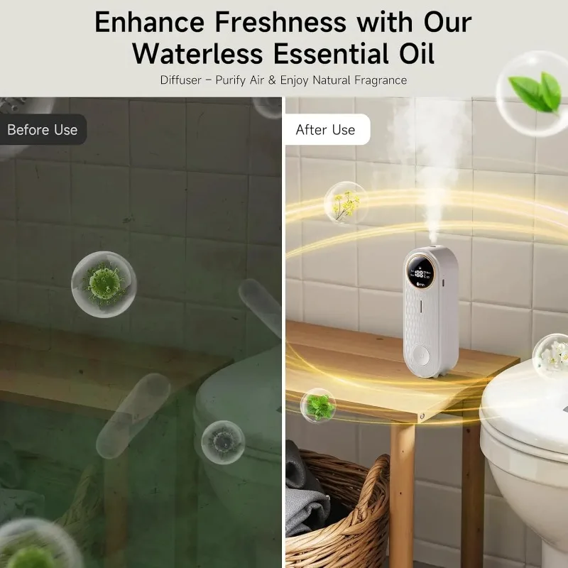 Intelligente App-gesteuerte Aromatherapie-Maschine Luftbefeuchter Schlafzimmer Frischluft Toiletten-Deodorisierung Duft und Raumbeduftung 2