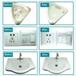 10-60 Stück 100x70x30mm Magischer Schmutzradierer Weißer Melamin-Schwamm Reinigungsschwamm für Küche Büro Bad Reiniger Reinigungswerkzeuge 4