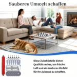 Roborock Qrevo S / Pro / MaxV Ersatzteile – Anti-Verstopfte Hauptbürste + HEPA-Filter + Staubbeutel + Mikrofaser-Wischpads