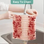 10/40PCS Super Saugfähige Geschirrtücher Korallen Fleece Reinigungstücher Verdickte Küche Waschen Geschirr Lumpen Glasfenster Wischen Handtücher 3