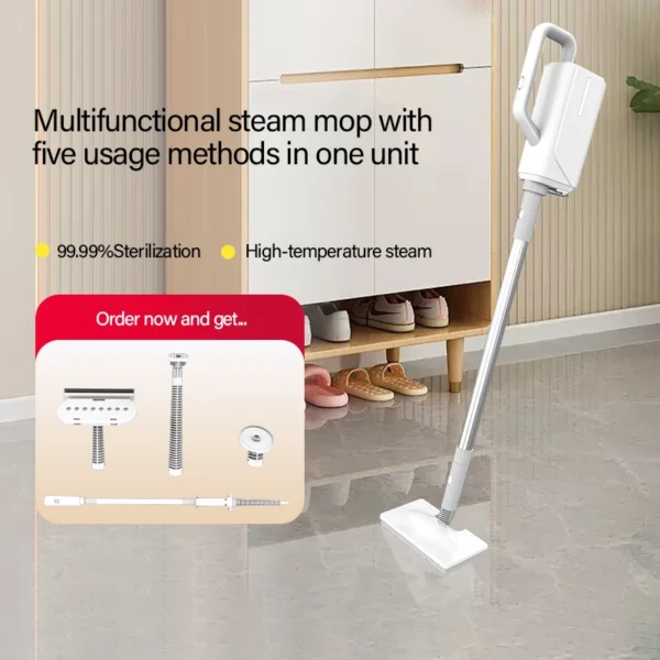 370 ml Haushalt Multifunktionale 1500 W Sterilisation Und Milben Entfernung Dampf Reiniger Elektrische Dampf Mopp 220 V EU Stecker