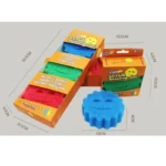 1/2PCS Für Küche Geschirr Schwamm Lappen Leistungsstarke Scheuer Pad Bad Reinigung Haushalts Werkzeuge Zubehör Waren Hause 5