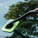 Auto Reinigung Waschen Pinsel Werkzeug mit Lange Griff Auto Fenster Reiniger Waschen Kit Scheibenwischer Mikrofaser Wischer Reiniger Pinsel 2
