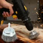 10 Sizes Electric Steel Wire Brush Hexagonal Handle Cleaning Polishing Metal Rust Removal Brushes 1/4 Hex Shank Drill Attachment 5