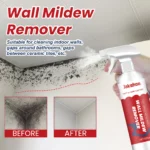 Wandschimmel-Entferner-Spray, Badezimmer-Fliesenmörtel-Reiniger, entfernt mühelos hartnäckige Schimmelflecken von der Tapete, verhindert Schimmel 6
