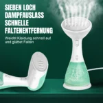 1500W Handdampfglätter für Kleidung, 300ml Wassertank, tragbarer Dampfglätter, Faltenentferner für Kleidung, Stoffe und Hemden, für Zuhause 4