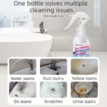 Anti-Limatecale Foam Spray Badezimmer Descaler-Schaum leistungsstärkerer Reinigungspray All Zweck 4