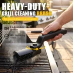 Elektrische Grillbürste, Reinigungsbürste für BBQ, kabellos, wiederaufladbar, drehbar, verstellbar, für den Außenbereich, zum Reinigen von starken Ölflecken 2