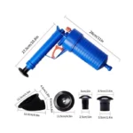 Luftpumpen-Druckreiniger Rohrreiniger Abflussreiniger für Abwasser, Spülen, Waschbecken und Rohrleitungen Verstopfungsentferner Küchen- und Toilettenreinigungswerkzeuge 5