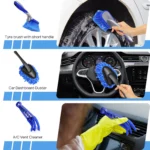 29-teiliges Autopflege- und Detailing-Bürstenset, weiche Bürsten, Innen- und Felgenreinigungsset, Auto-Detailing-Set, Auto-Reinigungsset für die Reinigung von Rädern, Innen- und Außenbereich 3