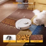 roborock Qrevo S5V (Upgrade vom S7 Max Ultra) Saugroboter, 12.000 Pa Saugleistung, Doppelte Anti-Verhedderungsbürste, Doppelt anhebbare Rotationsmopps, Selbstentleerung und -befüllung, Heißlufttrocknung 3