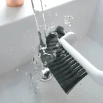 Harte Borsten Reinigungsbürste für Fugen, Abgewinkelter Spaltenreiniger, Mehrzweckbürste für Fliesen, Bad, Küche, Toilette 4