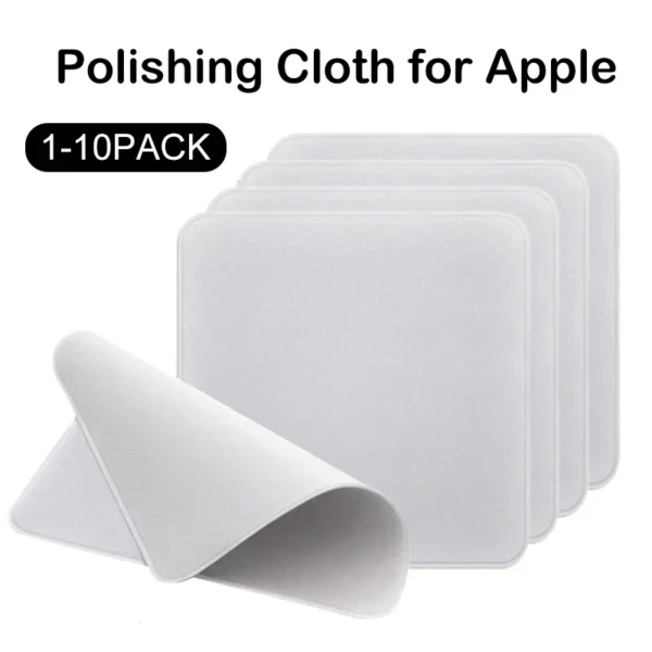 1–10 Stück Universal-Poliertücher für Apple Phone, iPad, Bildschirm, Kamera, Objektiv, polnisches Wischtuch, Brillenreinigung, Mikrofasertuch